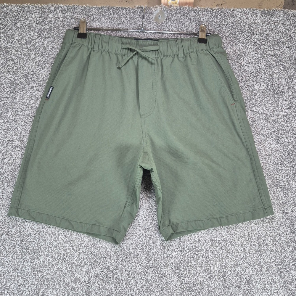 Coalatree Trailhead Adventure Shorts Mens Large Green Ripstop Hiking Outdoor